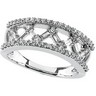 Openwork Design Diamond Anniversary Band .63 CTW Ref 304016