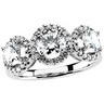 Diamond Semi Set Anniversary Band 1 CTW Ref 396211