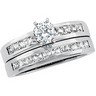 Bridal .38 CTW Engagement Ring with .5 CTW Matching Band Ref 609781