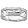 Mens .33 CTW Diamond Tapered Band 8mm Width Ref 242785