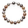 Freshwater Dyed Multi Color Cultured Pearl Bracelet 7.75 inch Ref 604169