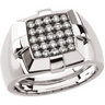 .75 CTW Mens Diamond Ring Ref 561134