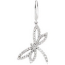 .33 CTW Diamond Dragonfly Charm Ref 719162