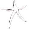 Starfish Brooch or Pendant 62.25 x 47.25mm Sterling Silver Ref 563256