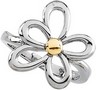 Gold Flower Ring Ref 735838