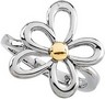 Gold Flower Ring Ref 735838