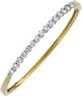 Two Tone Diamond Bangle Bracelet 2.13 CTW Ref 336100