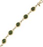 Genuine Jade Cabochon Bracelet 10 x 8mm Ref 336318