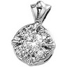 Diamond Cluster Pendant .5 CTW Ref 430561