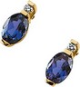 Alexandrite and Diamond Earrings 7 x 5mm .05 CTW Ref 395504