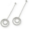 Concentric Circles Diamond Earrings .38 CTW Ref 442254