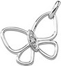 Diamond Butterfly Pendant .025 CTW Ref 719572