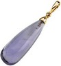 Genuine Amethyst Briolette Pendant Ref 410757