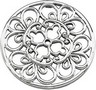 Circular Filigree Pendant 30.25mm Ref 125204