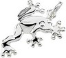 Sterling Silver Frog Charm 19.25 x 15mm Ref 850332