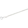 1.75mm SS Popcorn Chain with Spring Ring Ref 621176
