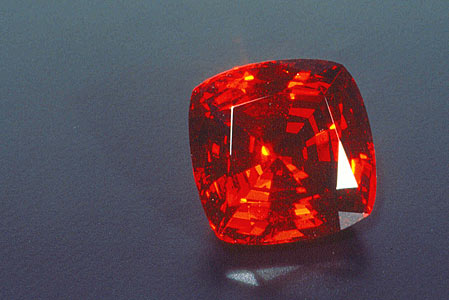 Genuine Mandarin Garnet Gemstone