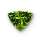 Triangle Peridot Gemstone