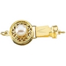 Pearl Accented Clasp 9mm Ref 642223