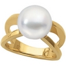 South Sea Cultured Pearl Ring 11.5mm Fine Near Round Ref 891616