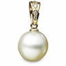 South Sea Pearl and Diamond Pendant 12mm Fine .1 CTW Ref 499221