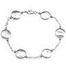 White Coin Pearl Station Necklace or Bracelet 12 to 13mm Ref 954168