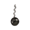 Tahitian Pearl And Diamond Pendant 10mm Circle .06 CTW Ref 204672