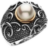 Freshwater Cultured Pearl Ring 8.5mm Ref 887479