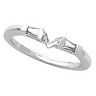 .33 CTW Platinum Matching Band for Engagement Ring SKU 62216 Ref 982606