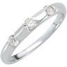 Stackable Fashion Ring With Clear CZ Ref 852586