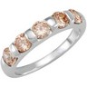Stackable Fashion Ring With Champagne CZ Ref 733847