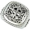 Sterling Silver Fashion Ring Ref 798322