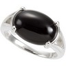 Genuine Onyx Ring 14 x 10mm Ref 642782