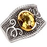 Genuine Honey Quartz Ring Ref 291173