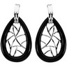 Genuine Onyx Earrings Ref 200914