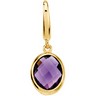 Genuine Checkerboard Amethyst Charm Ref 117746