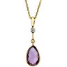 Genuine Amethyst and Diamond Pendant Ref 67306