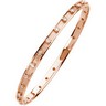 .75 CTW Stackable Diamond Bangle Bracelet Ref 226849