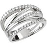 .5 CTW Diamond Criss Cross Ring Ref 287834