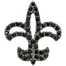 Genuine Black Spinel Fleur de Lis Necklace Ref 976285