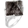 Genuine Tourmalinated Quartz Ring Ref 454967