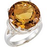 Genuine Honey Quartz Ring Ref 561895