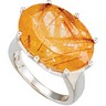 Genuine Rutilated Quartz Ring Ref 462898