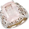 Genuine Rose Quartz Ring Ref 271411