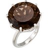 Genuine Smoky Quartz Ring Ref 435161