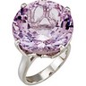 Genuine Rose De France Quartz Ring Ref 415719