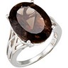 Genuine Smoky Quartz Ring Ref 738328