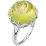 Genuine Green Gold Quartz Ring Ref 283451