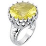 Genuine Green Gold Quartz Ring Ref 335600