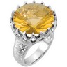 Genuine Honey Quartz Ring Ref 872151